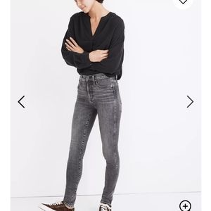 Madewell 10" High-Rise Skinny Jeans - Oakwood Wash